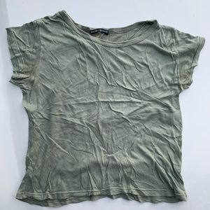 Brandy Melville army green colored simple top